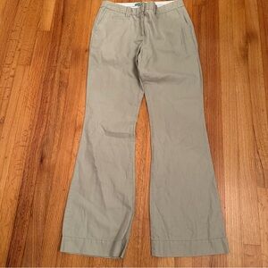 Boden Flare Pants Womens 6L  cotton linen Blend Tan soft (#1)